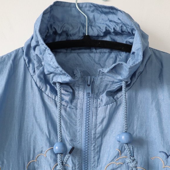 Vintage Exclusiv Embroidered Windbreaker, Size Large - Picture 5 of 15